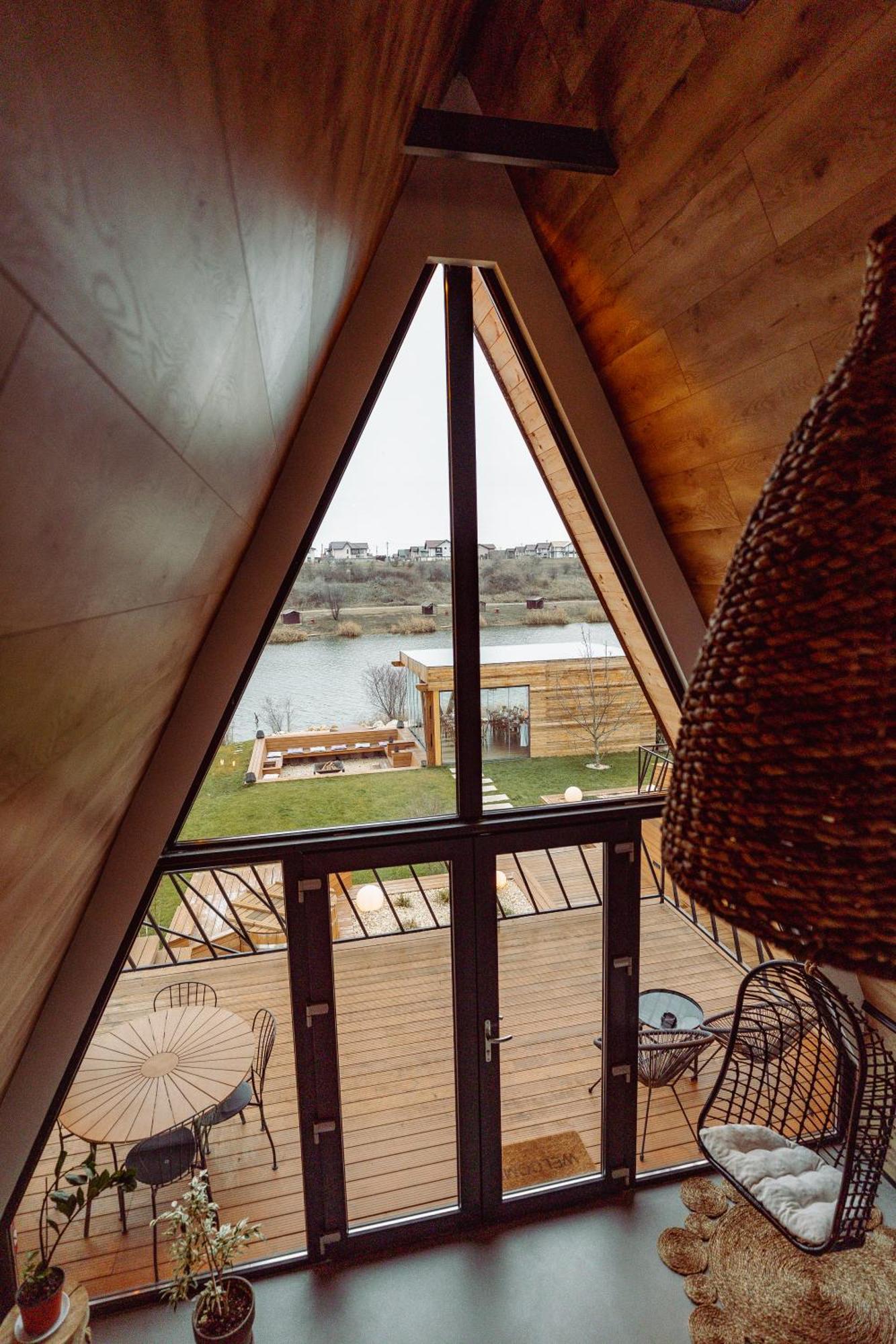A-By The Lake - Private A Frame Villas Caciulati Exterior foto